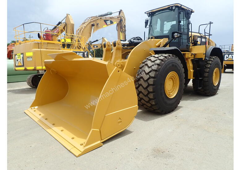 caption 2018 Caterpillar 980M Wheel Loader