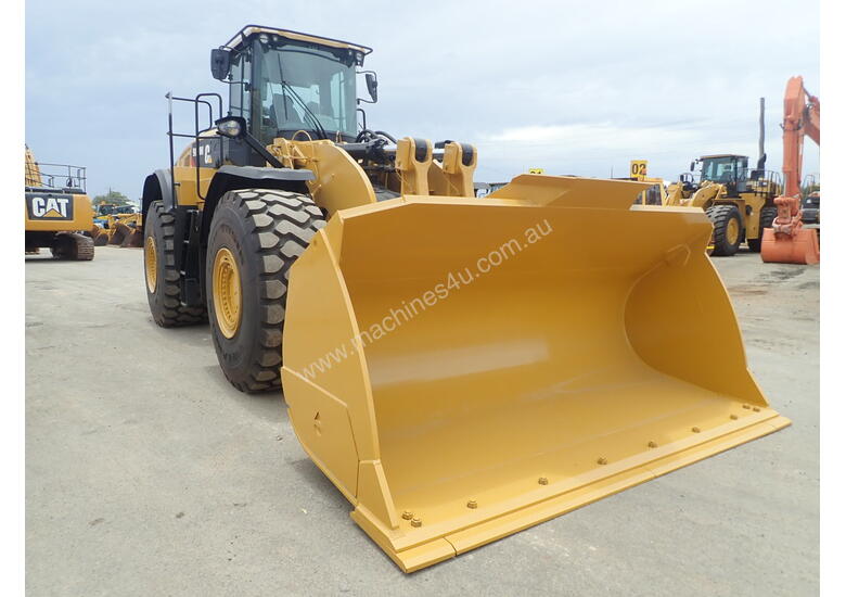 caption 2018 Caterpillar 980M Wheel Loader