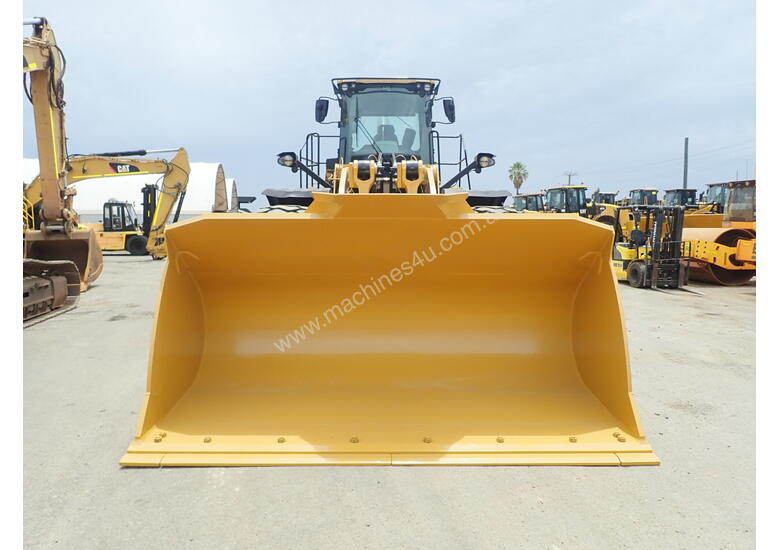 caption 2018 Caterpillar 980M Wheel Loader