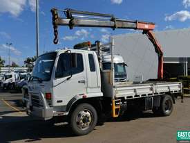 2007 MITSUBISHI FIGHTER FM Crane Truck Tray Top Tray Top Drop Sides - picture0' - Click to enlarge