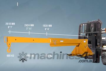 Pivot Forklift Boom Lifting Attachment