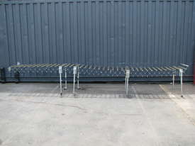 Accordion Expandable Roller Conveyor - 4.6m long - picture0' - Click to enlarge