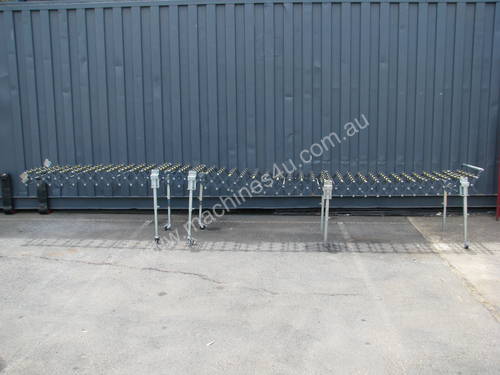 Accordion Expandable Roller Conveyor - 4.6m long