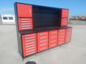 3.0m Work Bench/Tool Cabinet 40 Drawers - picture0' - Click to enlarge