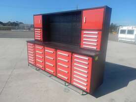 3.0m Work Bench/Tool Cabinet 40 Drawers - picture0' - Click to enlarge