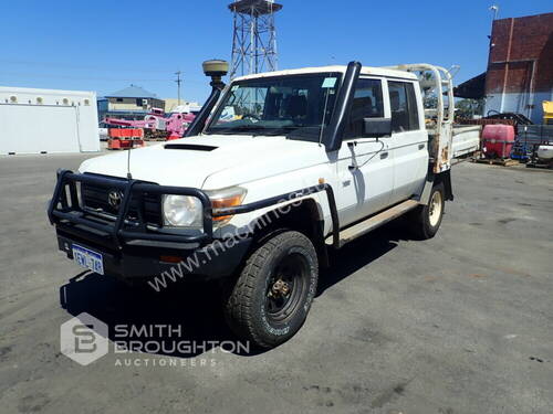 2015 TOYOTA LANDCRUISER VDJ79R 4X4 DUAL CAB TRAYBACK UTE