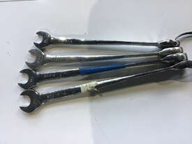 Combination Spanner Set 4 Piece Set Gearwrench Hand Wrench 15mm, 17mm, 18mm, 19mm - picture0' - Click to enlarge