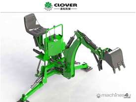 CLOVERAGRI TRACTOR BACKHOE INCLUDES 200MM 600MM BUCKET RIPPER & THUMB - picture2' - Click to enlarge