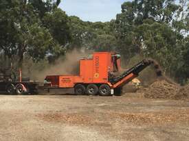 Tree/green waste/forestry waste shredder industrial scale mobile business unit - picture0' - Click to enlarge