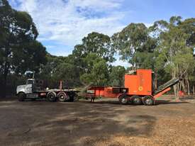 Tree/green waste/forestry waste shredder industrial scale mobile business unit - picture2' - Click to enlarge