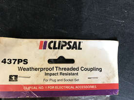 Clipsal Power Lead Weatherproof Plug Cover Threaded Coupling 437PS - picture2' - Click to enlarge