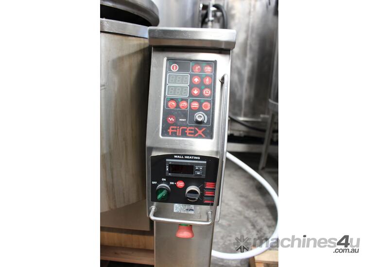 used firex Electrically Heated Tilting Kettle Steam Jacketed Kettle in