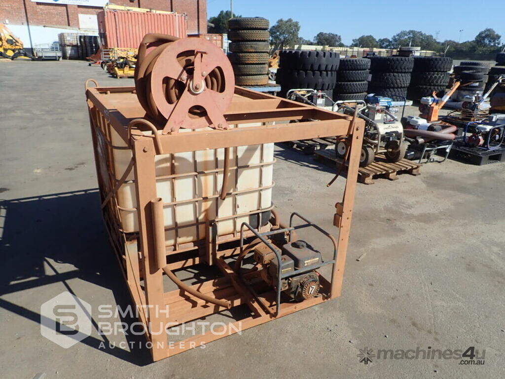 Used METAL FRAME COMPRISING OF 1000 LITRE POD PETROL WATER PUMP AND HOSE  REEL Hose Reels in , - Listed on Machines4u