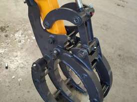 Mechanical Log Grab to suit mini excavator 0.8 to 1.2 Ton - picture0' - Click to enlarge
