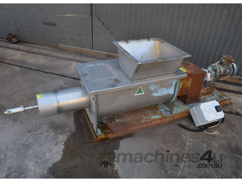 Stainless screw ribbon blender feed mixer auger helical screw trough 