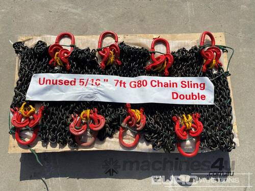 Unused 2.1m Double Legs Lifting Chains