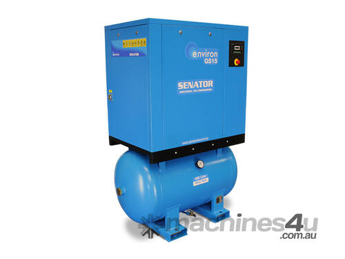 caption CVA Compressors - New Senator Rotary Screw Air Compressor - GS15 - 15kw - 87cfm