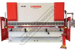 PB-200B Hydraulic NC Pressbrake 220T x 4000mm - Includes Laser Safety Guarding Estun NC-E21 Control