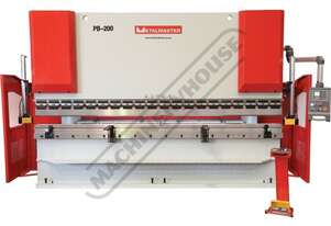 Hydraulic NC Pressbrake PB-200B 220T x 4000mm - Includes Laser Safety Guarding Estun NC-E21 Control