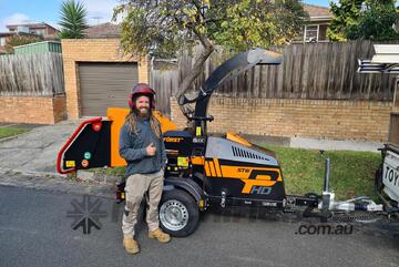 FORST ST6PHD - Trailer Mounted 6-inch Wood Chipper