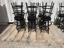 12 x Swivel Bar Stools - picture1' - Click to enlarge