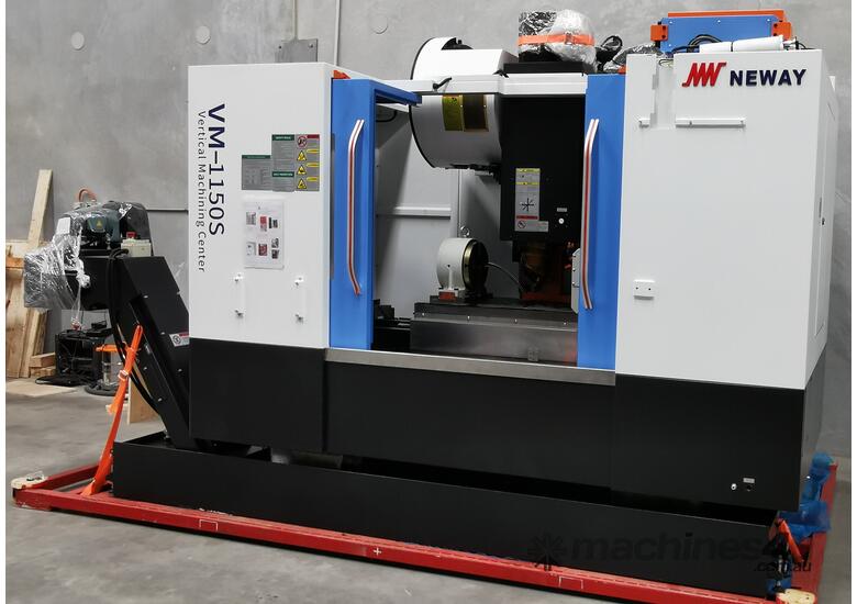 caption Vertical Machining Center VM1150S (X/Y/Z Travel 1000/520/560mm, 8000/12000rpm, 4th Axis, 20 Bar CTS)