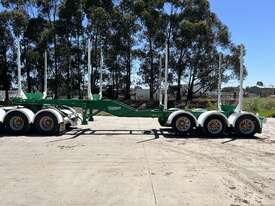 2004 Rods Tri-Axle Drop Deck Rigid Skel Logging B-Trailer - picture0' - Click to enlarge