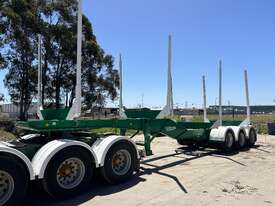 2004 Rods Tri-Axle Drop Deck Rigid Skel Logging B-Trailer - picture1' - Click to enlarge