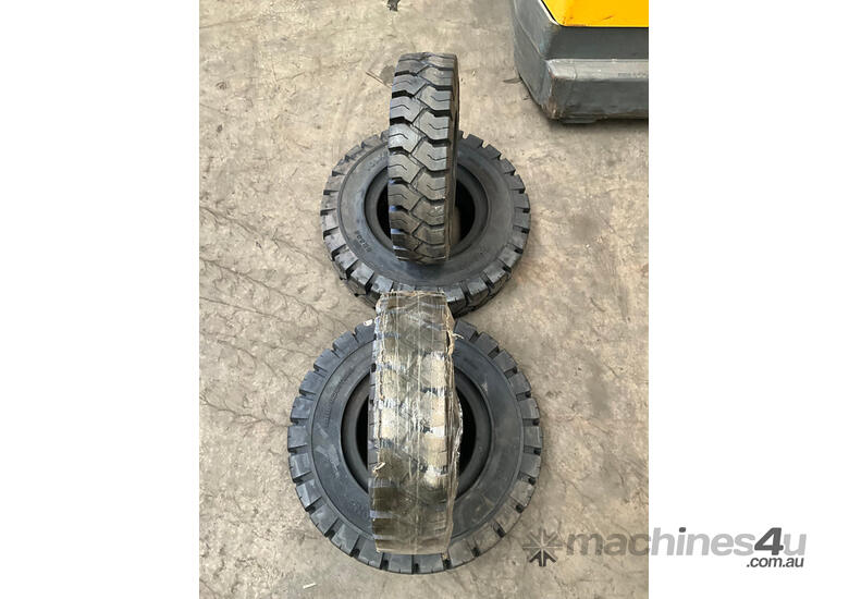 caption Solid Tyres To Suit 2 Ton - 2.5 Ton Forklifts