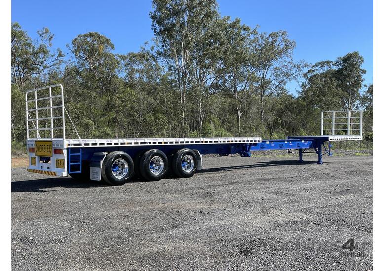 caption 2012 Vawdrey Extendable Flat Top 41Ft-60Ft Roadtrain Lead