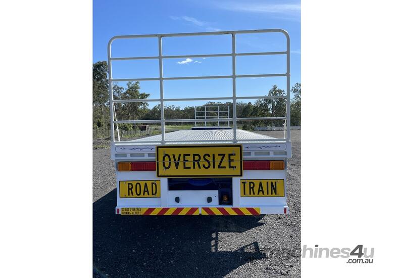 caption 2012 Vawdrey Extendable Flat Top 41Ft-60Ft Roadtrain Lead
