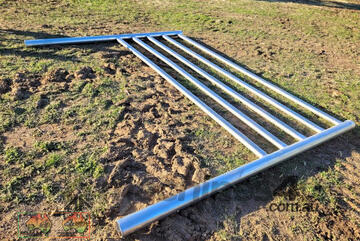 (8023)   Galv. Fence End Assembly Panel (Euroa, VIC)