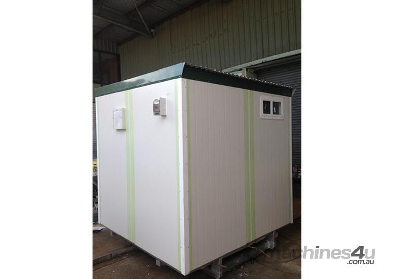 caption Auzbilt Double Urinal Portable Toilets: 2.4m X 3.0m, For Sale