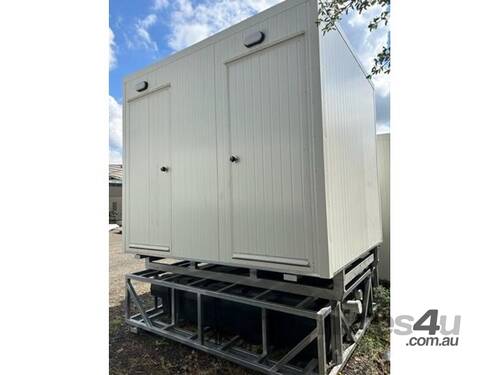 caption Auzbilt Male/ Female Portable Toilet Block: 3m x 2.4m, For Sale