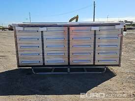 Steelman 2.1m Work Bench/Tool Cabinet, 20 Drawers  - picture0' - Click to enlarge