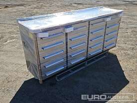 Steelman 2.1m Work Bench/Tool Cabinet, 20 Drawers  - picture0' - Click to enlarge