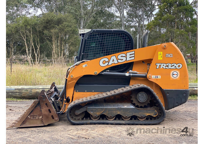 caption CASE TR320 Skid Steer Loader