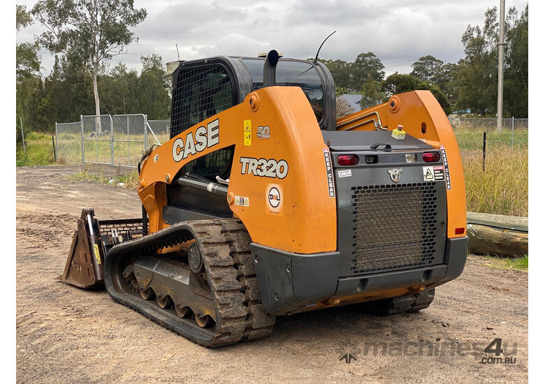 caption CASE TR320 Skid Steer Loader