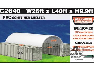 26ft x 40ft Container Shelter - No End Wall
