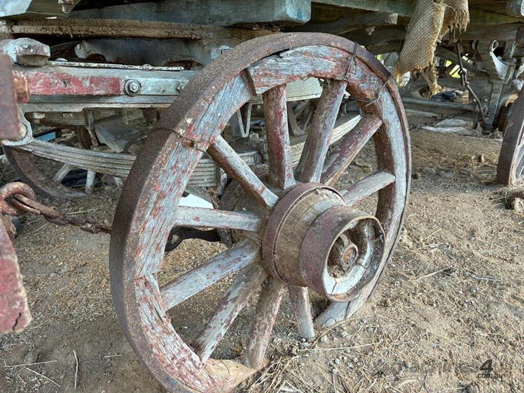 Used 4 WHEEL TIMER & STEEL BULLOCK WAGON 4 WHEEL BULLOCK CART in