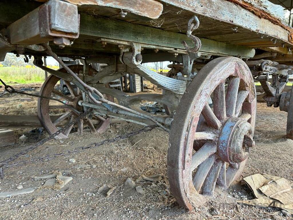 Used 4 WHEEL TIMER & STEEL BULLOCK WAGON 4 WHEEL BULLOCK CART in