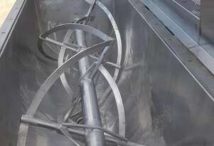 Stainless Steel Ribbon Mixer Ideal for Homogeneous Mixing of Powders and Granules!