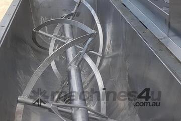 Stainless Steel Ribbon Mixer Ideal for Homogeneous Mixing of Powders and Granules!