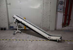 Motorised Incline Belt Conveyor - 1.12m High - Fleming