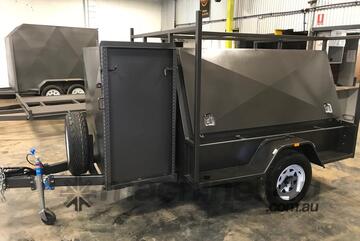 7x5 S/Axle with 3 Door T/Top 1.4T GVM and Compact Service Truck with Compressor!