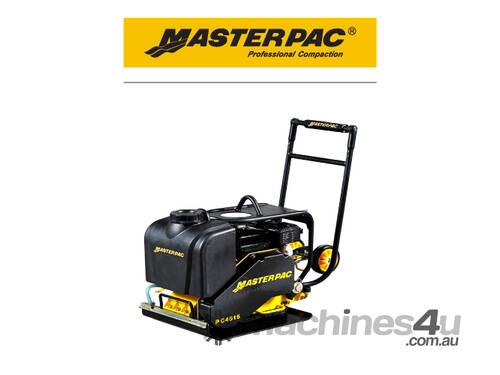 caption Masterpac, Plate Compactor - Superior Build with Water Tank, Wheel Kit