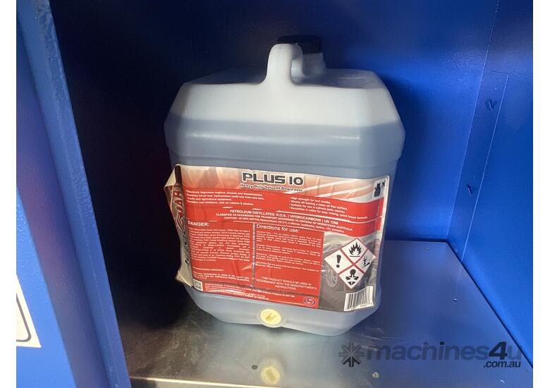 caption Dangerous Goods Cabinet & Contents