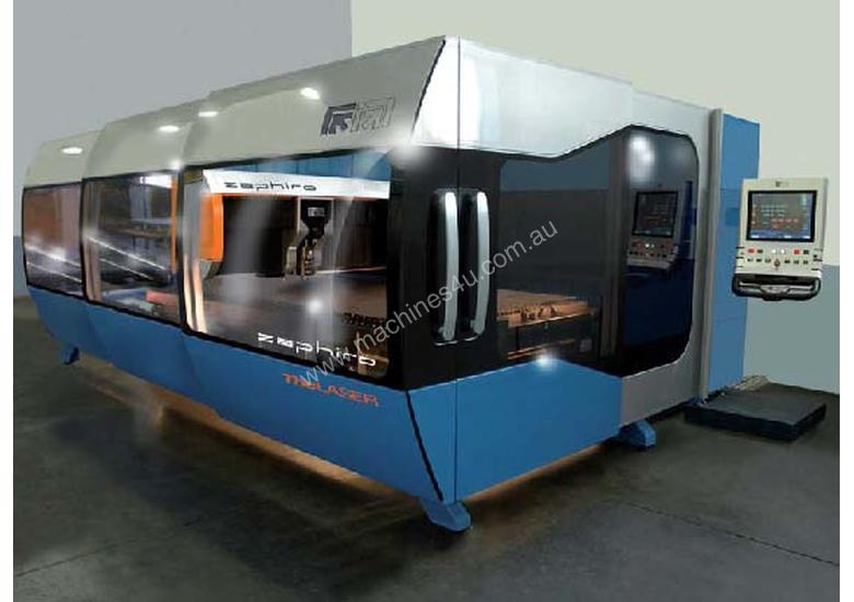 caption PRIMA INDUSTRIE ZAPHIRO CNC LASER FROM IMTS
