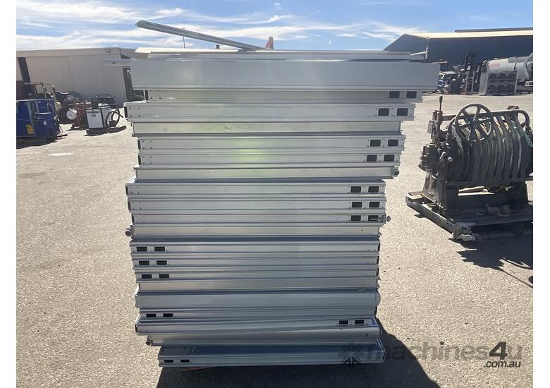 caption Pallet of Metal Filter Trays