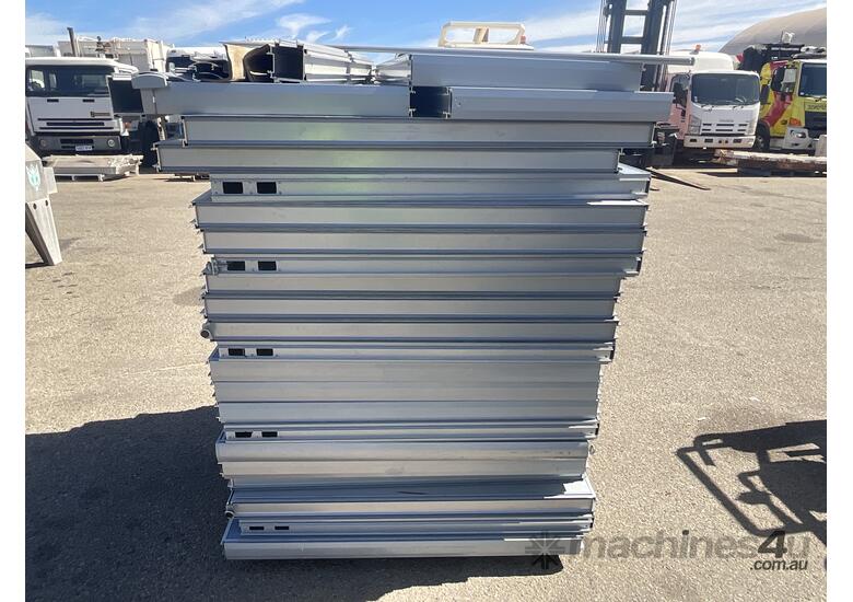 caption Pallet of Metal Filter Trays